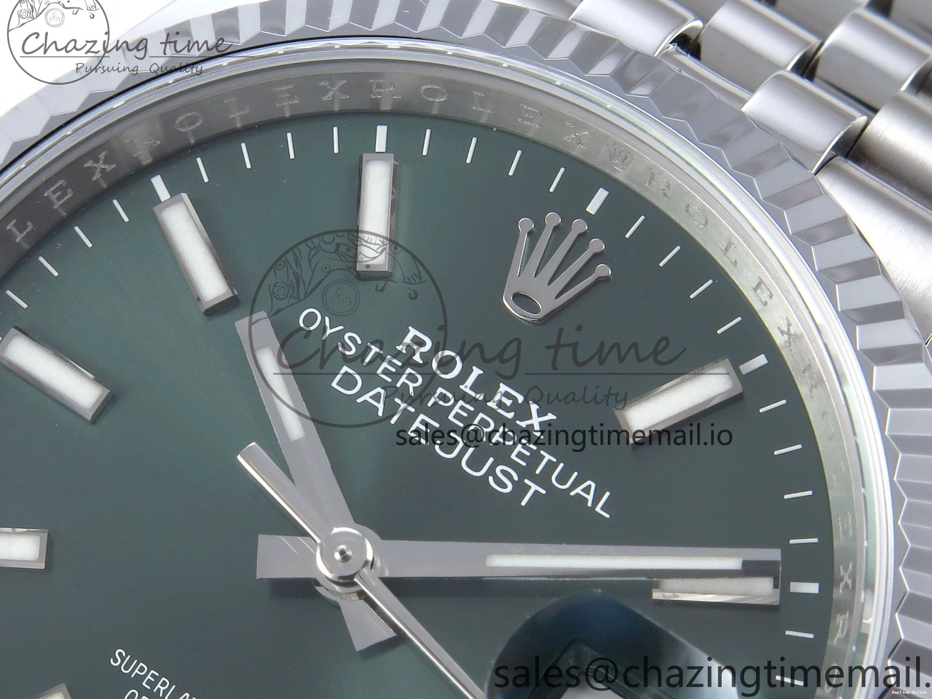 0503 DateJust 36 126234 QF+ 1:1 Best Edition 904L Steel Green Stick Dial on SS Jubilee Bracelet VR Soft 925